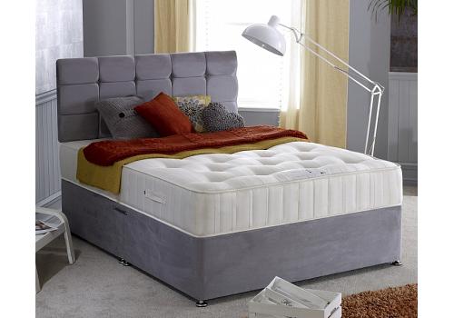 4ft Small Double Size Orthopaedic Reflex Foam Supreme Firm Divan Bed Set 1